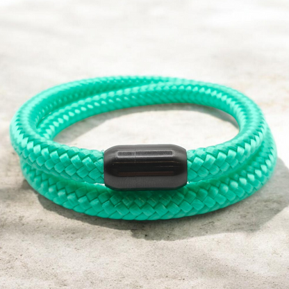 Segeltau-Armband "UNI DOUBLE" in Minze | 8mm
