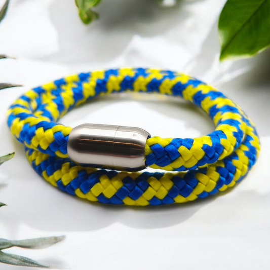 Segeltau-Armband "Amazonas" als Double | 8mm