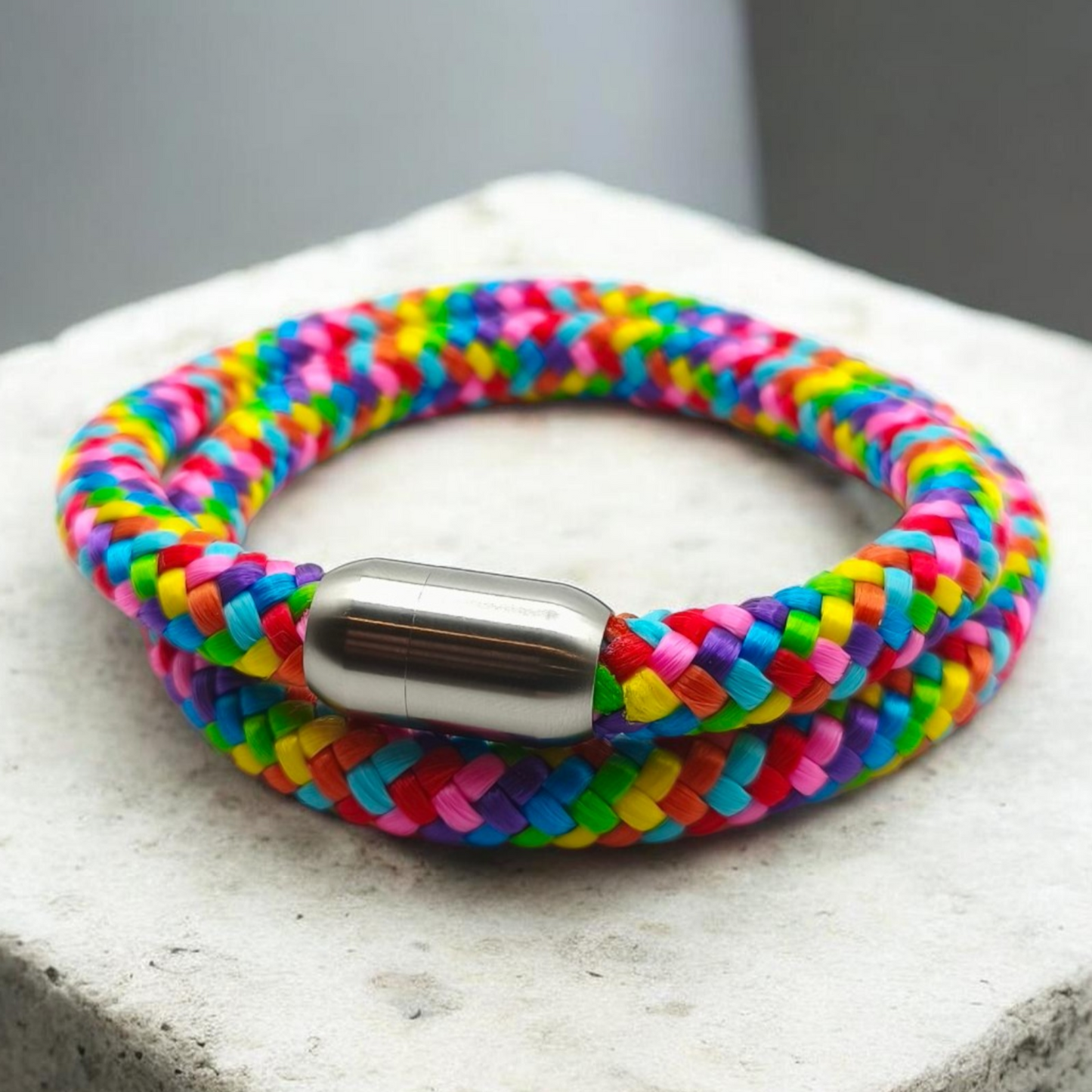Segeltau-Armband "Confeti" als Double | 8mm