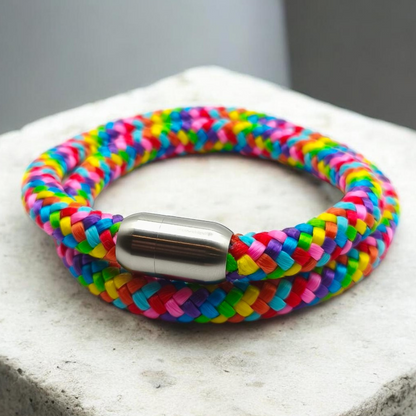 Segeltau-Armband "Confeti" als Double | 8mm