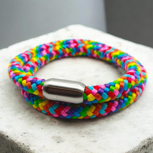 Segeltau-Armband "Confeti" als Double | 8mm