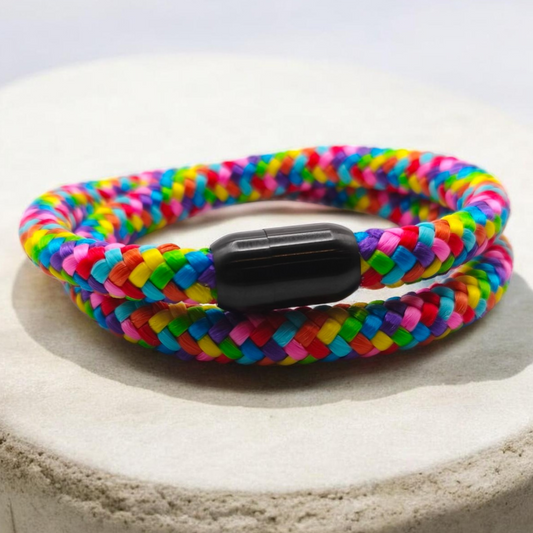 Segeltau-Armband "Confeti" als Double | 8mm