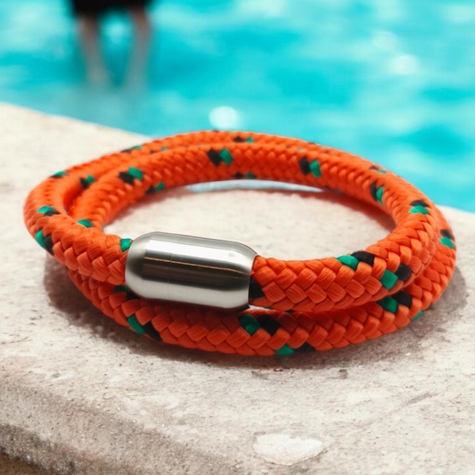 Segeltau-Armband "Lifeguard" als Double | 8mm
