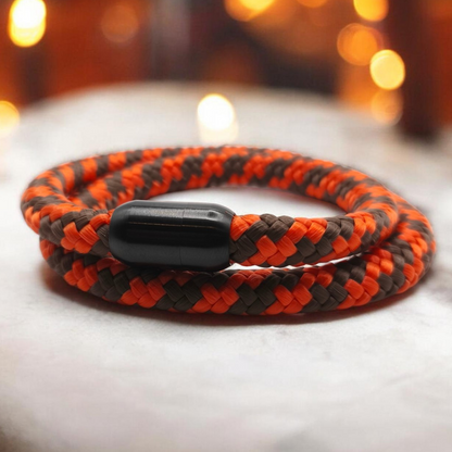 Segeltau-Armband "70´s" als Double | 8mm