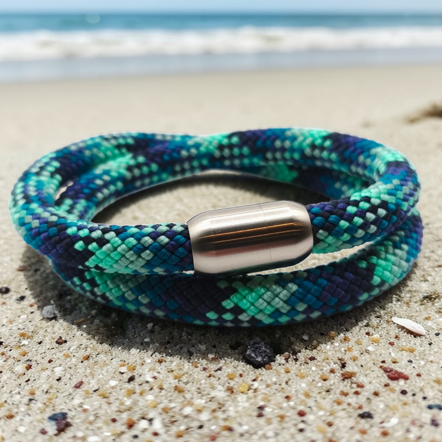 Segeltau-Armband "Neptun" als Double | 8mm