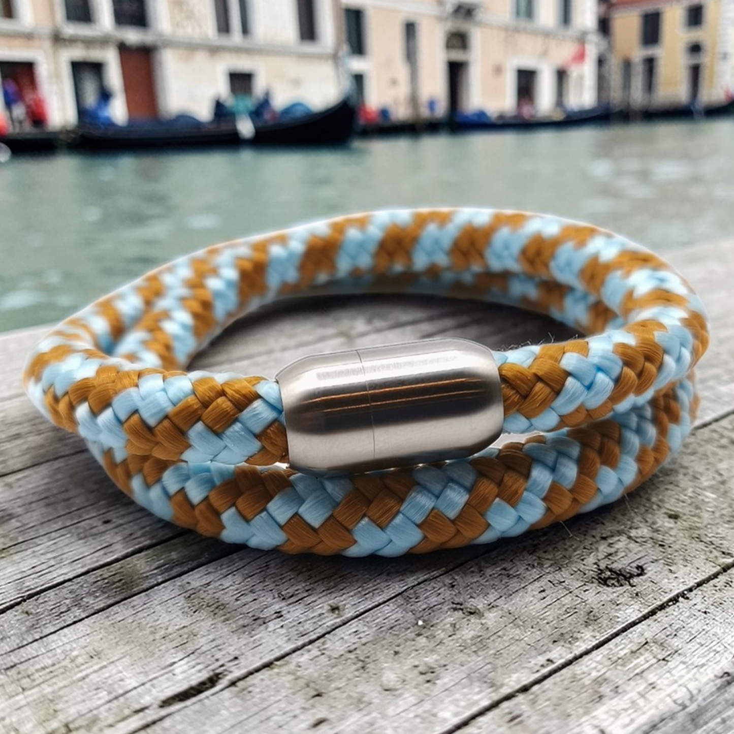 Segeltau-Armband "Seabed" als Double | 8mm