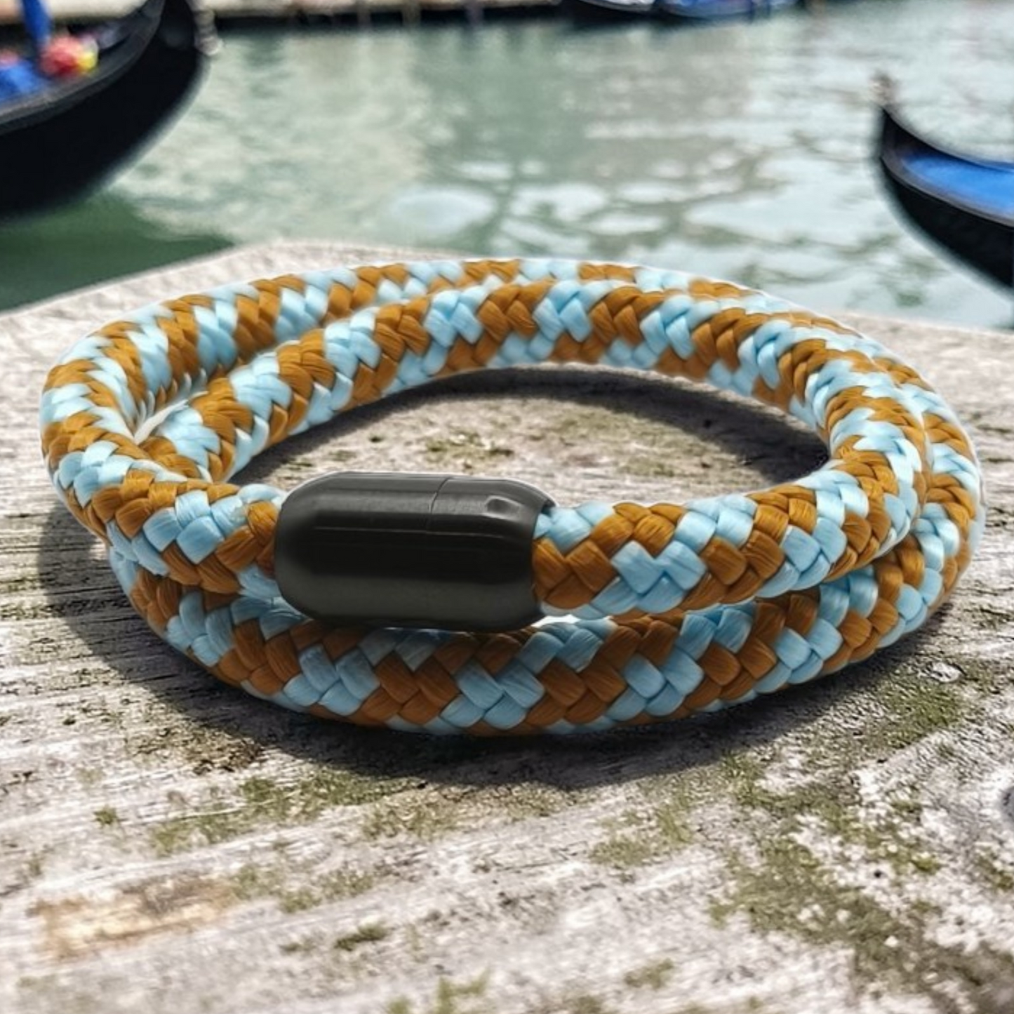 Segeltau-Armband "Seabed" als Double | 8mm