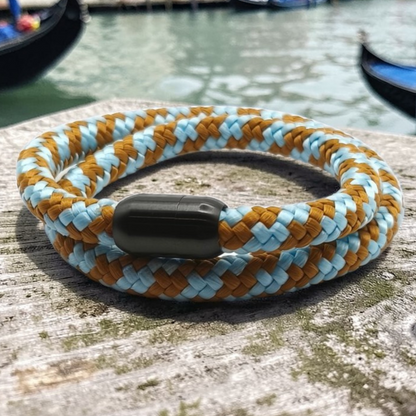 Segeltau-Armband "Seabed" als Double | 8mm
