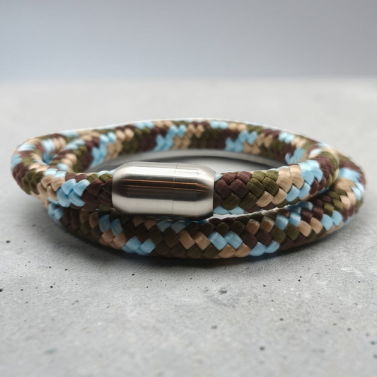 Segeltau-Armband "Tundra" als Double | 8mm