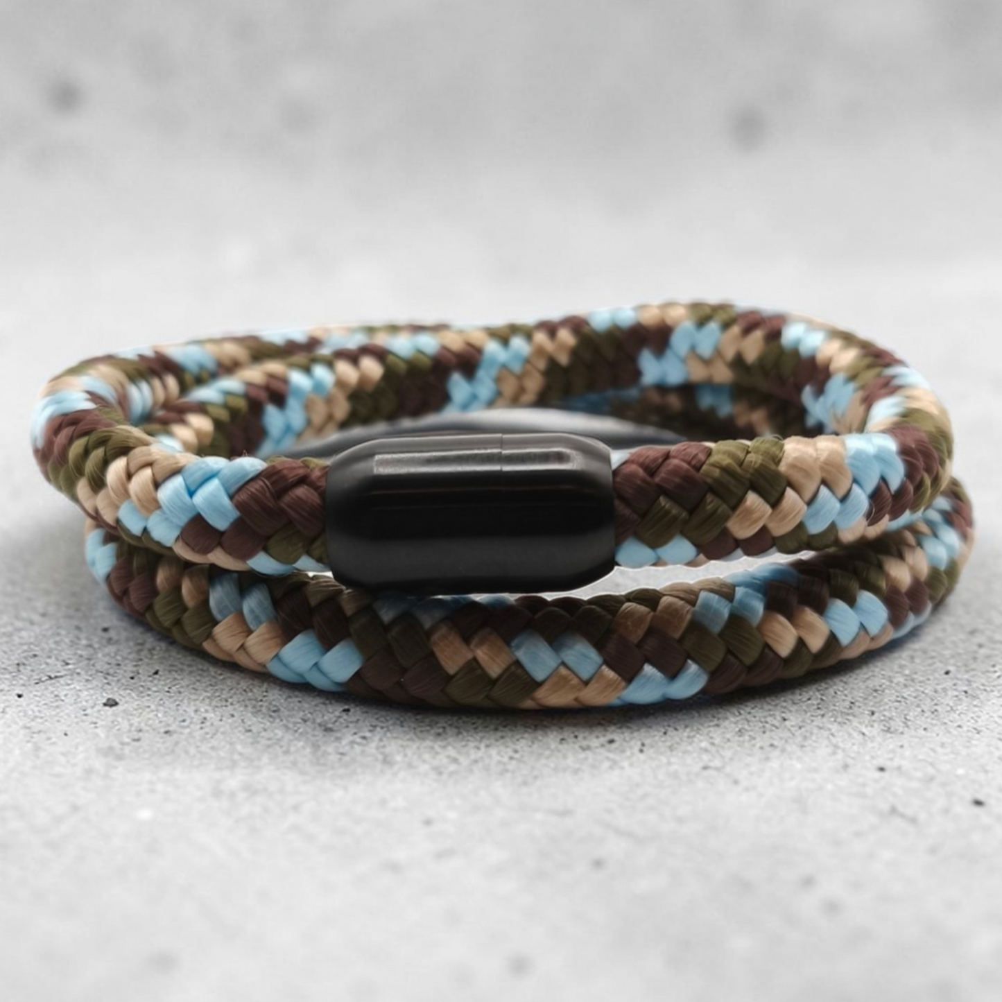 Segeltau-Armband "Tundra" als Double | 8mm