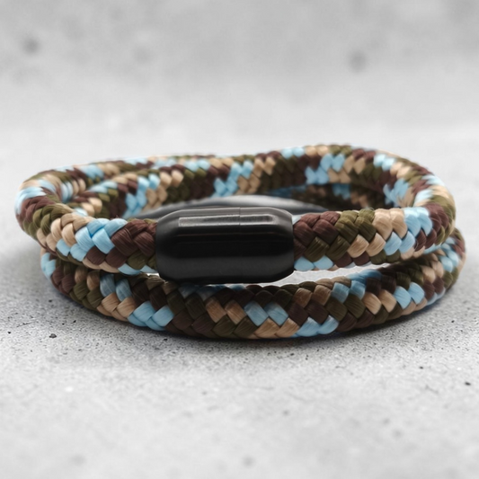 Segeltau-Armband "Tundra" als Double | 8mm