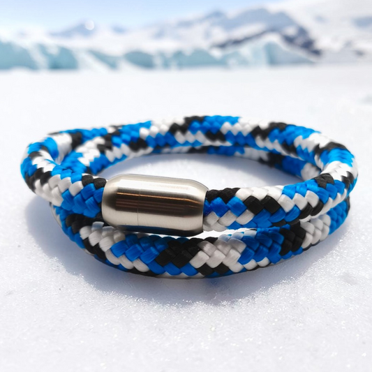 Segeltau-Armband "Baltic" als Double | 8mm