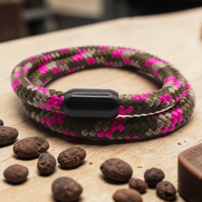 Segeltau-Armband "Sweet Chocolate" als Double | 8mm