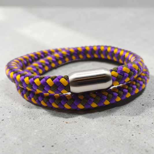Segeltau-Armband "Gasoline" als Double | 8mm