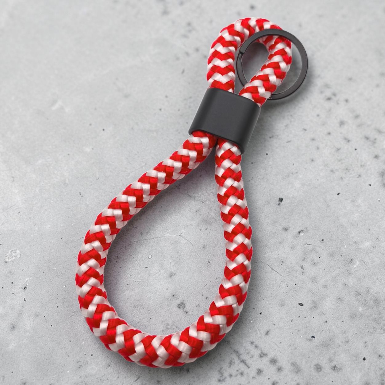 Double-Loop Schlüsselanhänger "Trawler" | 10mm Segeltau | 16cm Länge