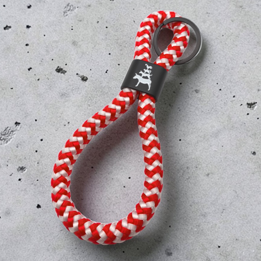 Double-Loop Schlüsselanhänger "Trawler" - Bremen Edition | 10mm Segeltau | 16cm Länge
