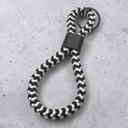 Double-Loop Schlüsselanhänger "Rocket" | 10mm Segeltau | 16cm Länge