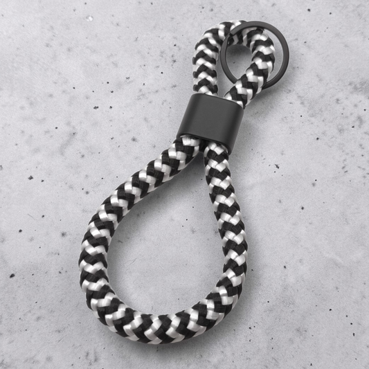 Double-Loop Schlüsselanhänger "Rocket" | 10mm Segeltau | 16cm Länge