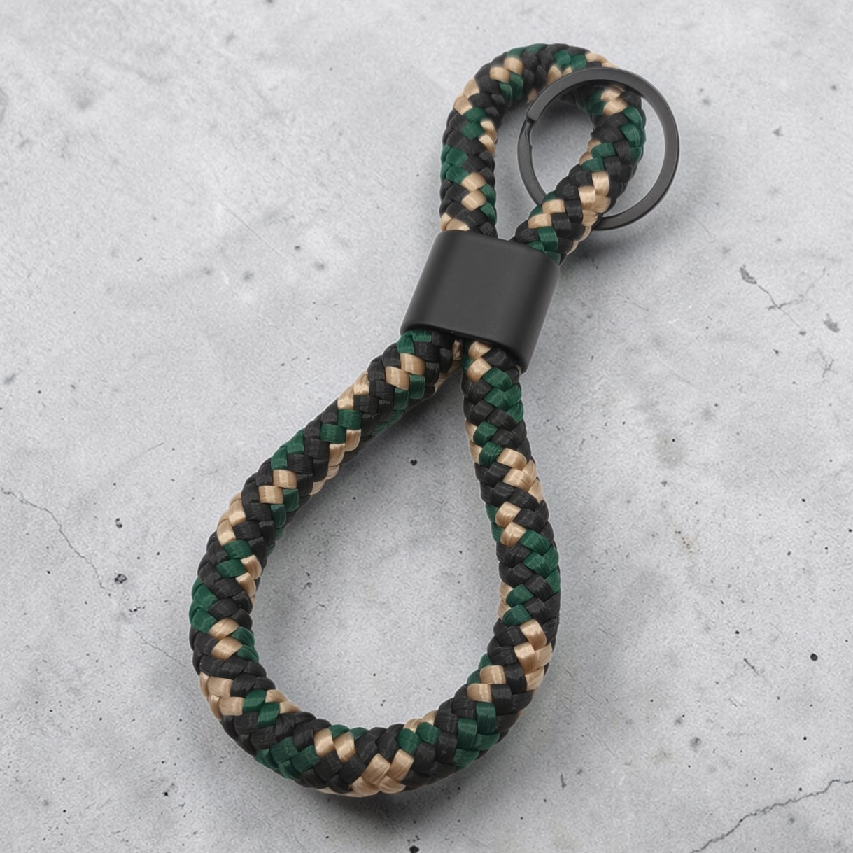 Double-Loop Schlüsselanhänger "Warrior" | 10mm Segeltau | 16cm Länge