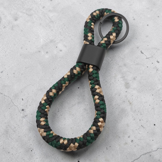 Double-Loop Schlüsselanhänger "Warrior" | 10mm Segeltau | 16cm Länge