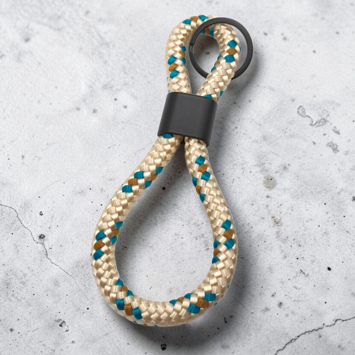 Double-Loop Schlüsselanhänger "Luxury" | Double-Loop | 10mm Segeltau | 16cm Länge