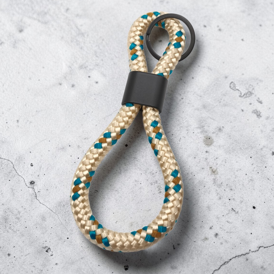 Double-Loop Schlüsselanhänger "Luxury" | Double-Loop | 10mm Segeltau | 16cm Länge