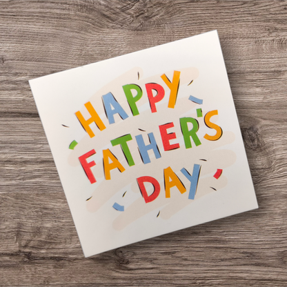 Grußkarte "Happy Father´s Day" | 60x60mm