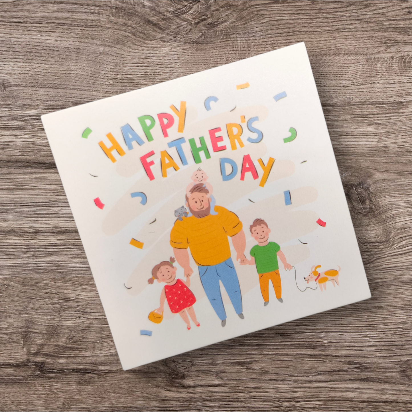 Grußkarte "Happy Father´s Day" | 60x60mm
