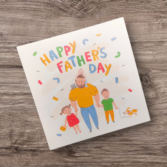 Grußkarte "Happy Father´s Day" | 60x60mm