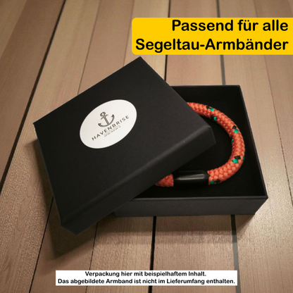 Hartkarton-Schmuckbox für Segeltau-Armbänder
